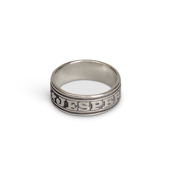 e.m. 両面ジルコニアsilver ring J'Aime et J'Espere Sterling Silver Ring – Monticello Shop