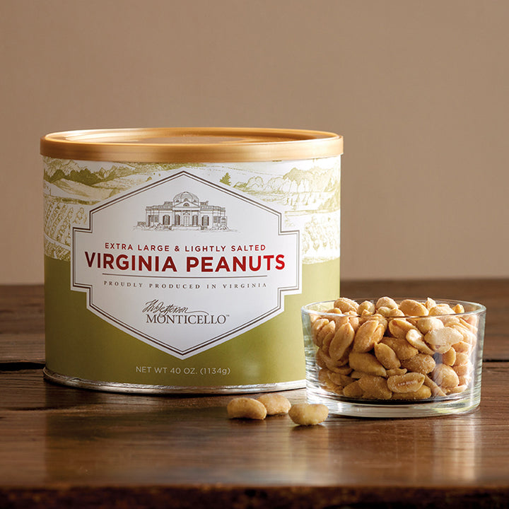 Salted Roasted Virginia Peanuts 40 oz.