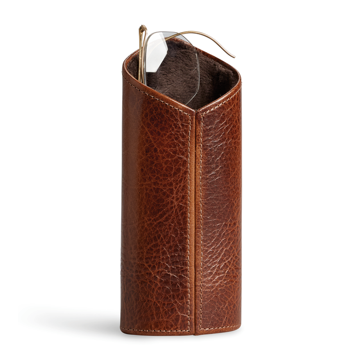 Leather Eyeglass Stand