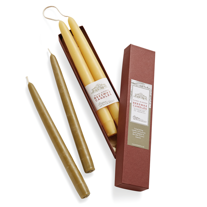 Monticello Beeswax Candles