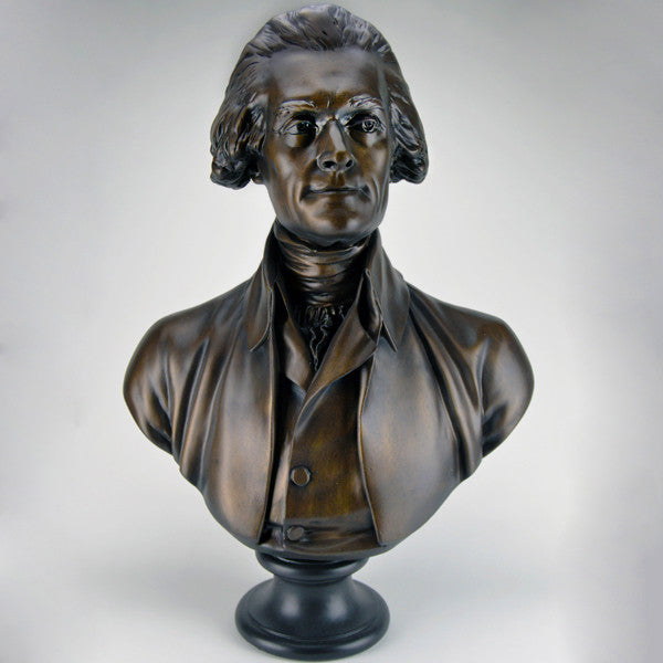 28" Bronze Finish Thomas Jefferson Bust