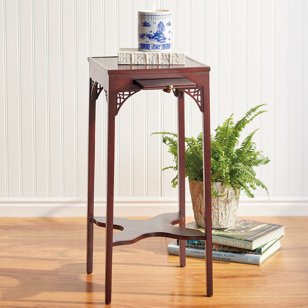 Urn Stand Mahogany Side Table