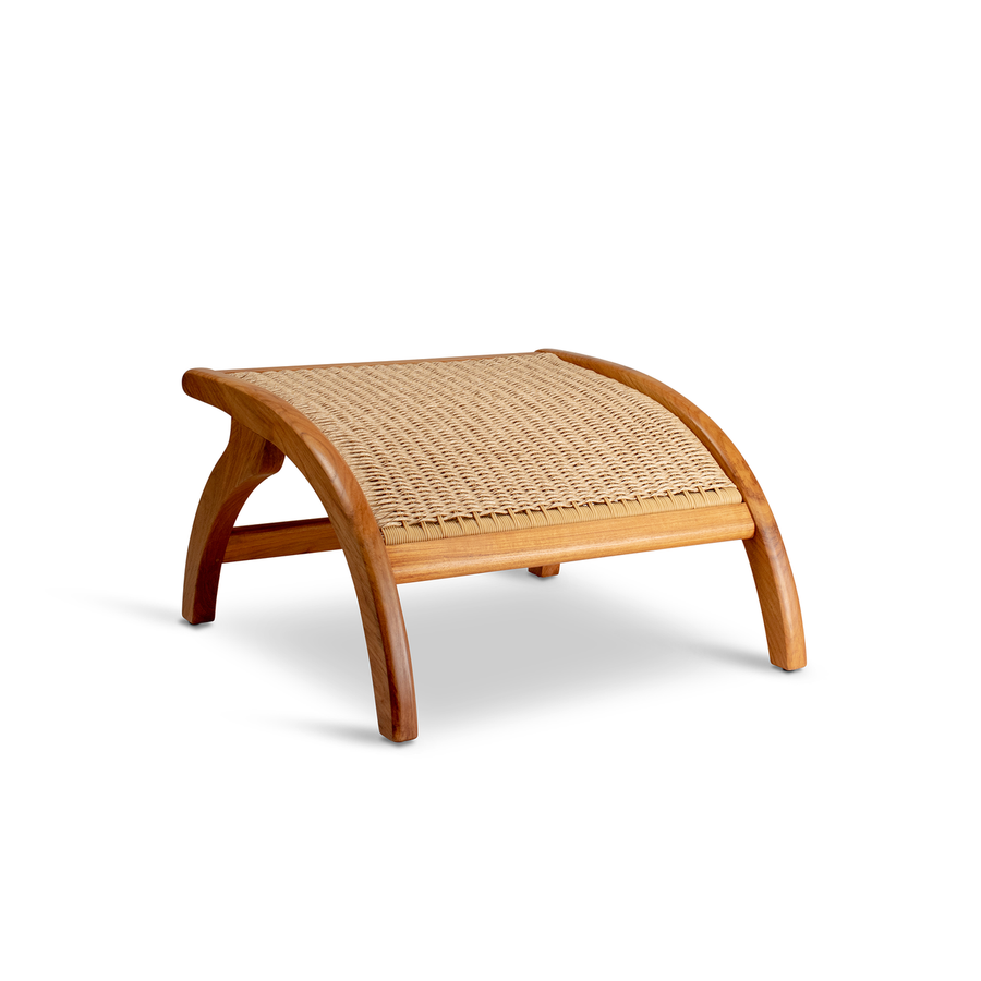 Teak Campeche Chair Ottoman