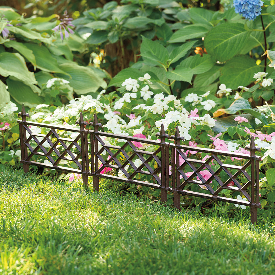 Chippendale Cast Iron Garden Fence