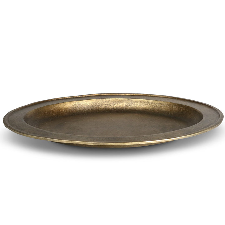 Oval Cast Metal Tray