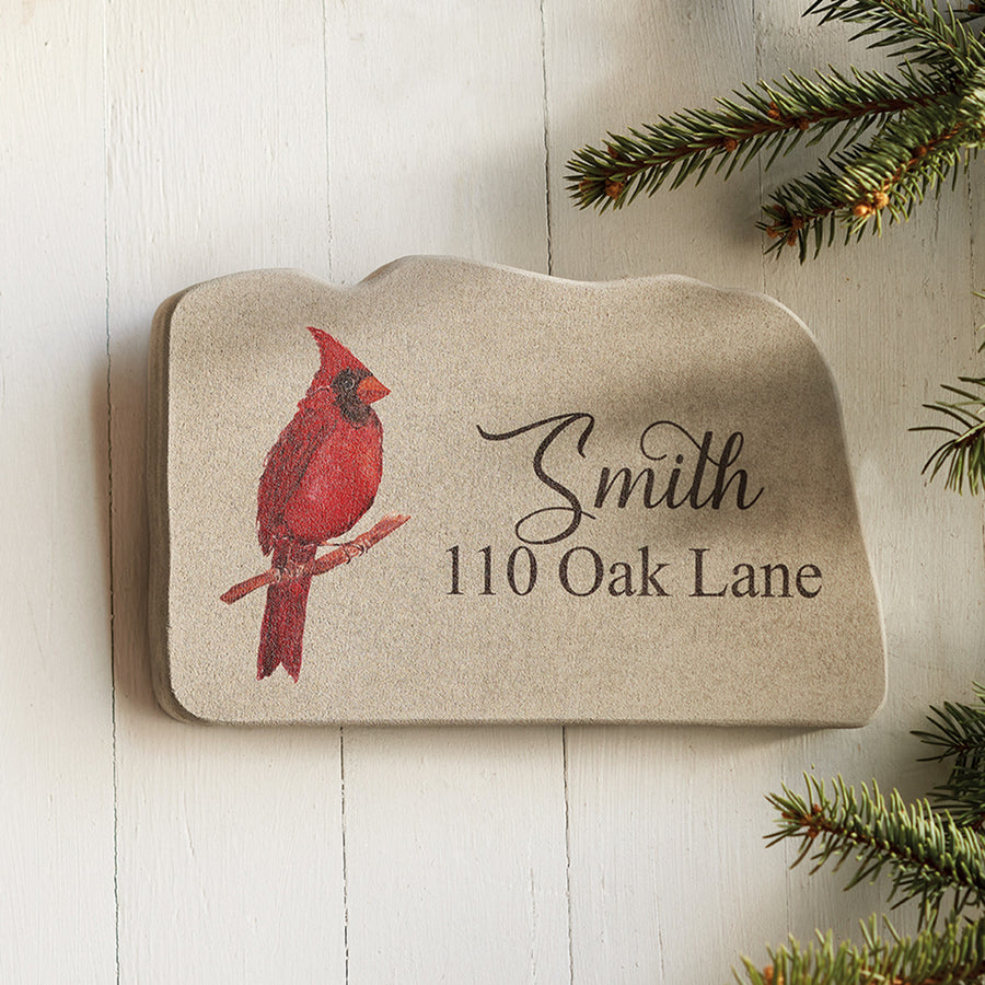 Personalized Cardinal House Plaque