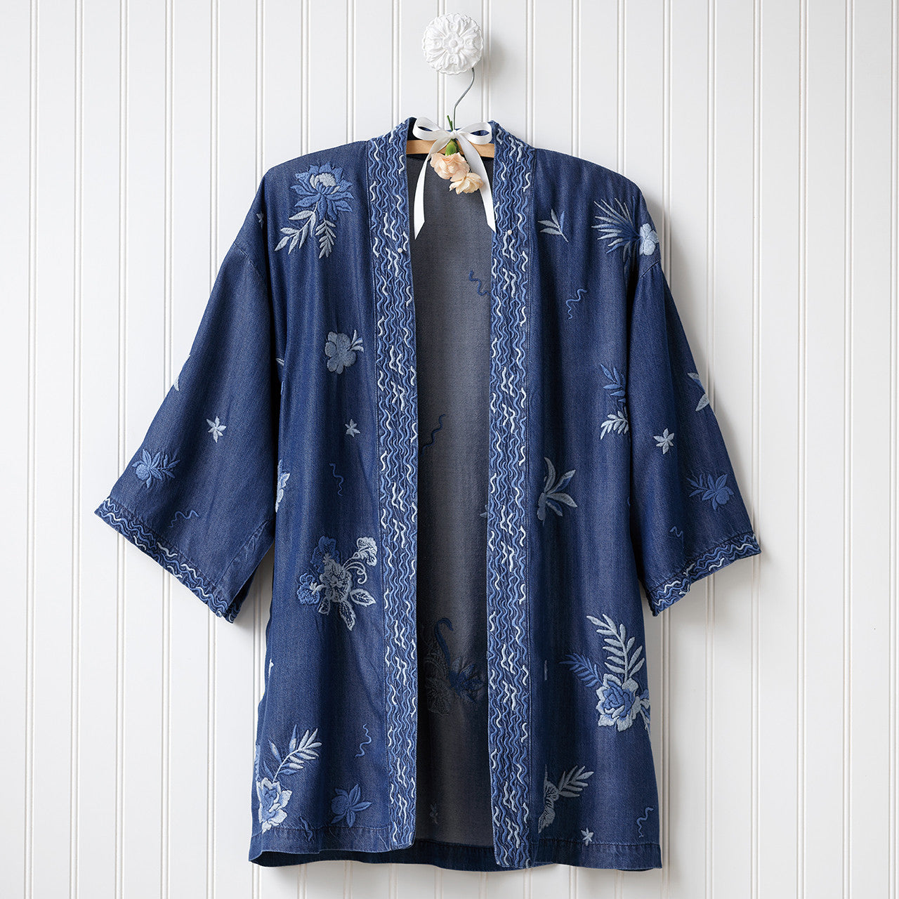 Kimono jean jacket hotsell