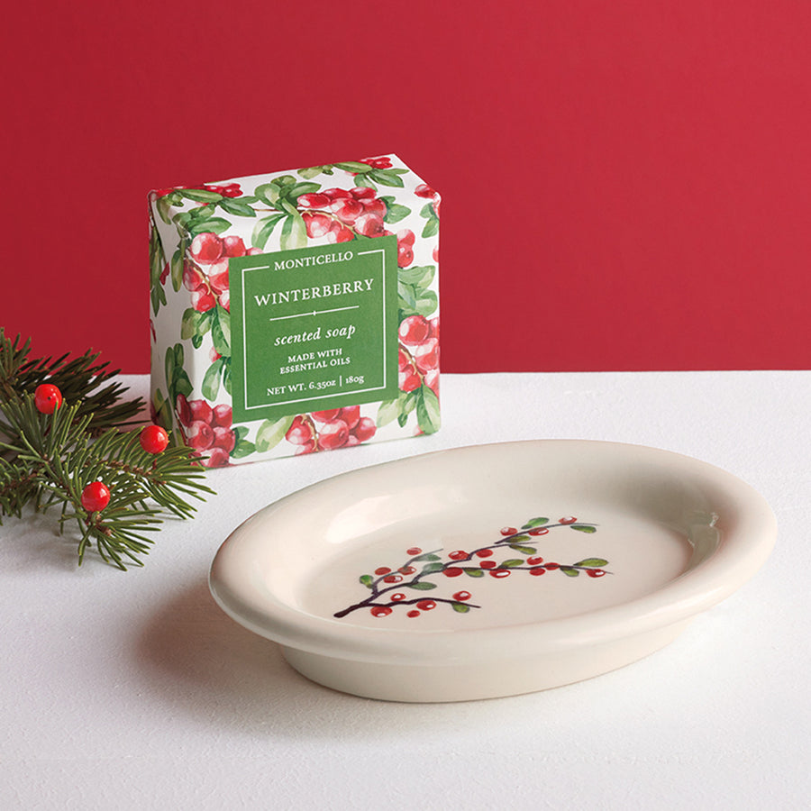 Monticello Winterberry Dish and Bar Soap