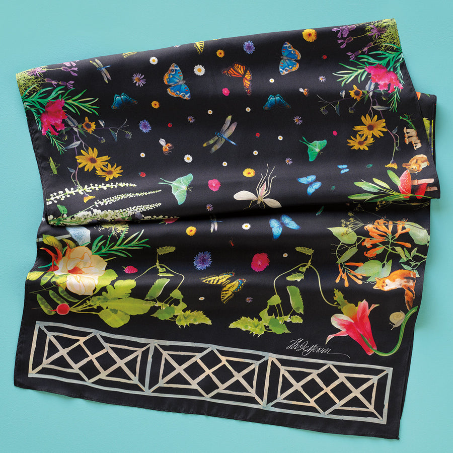 Monticello Flora & Fauna Scarf