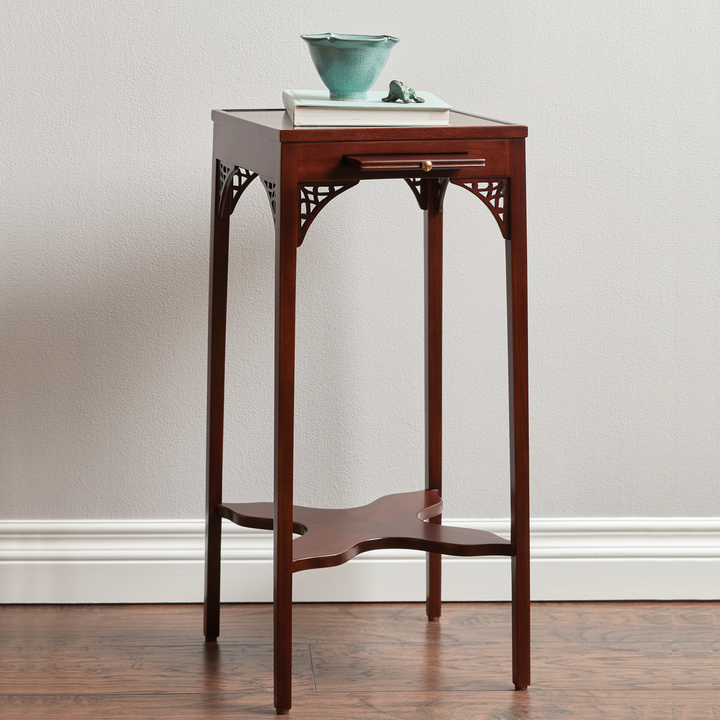 Urn Stand Mahogany Side Table
