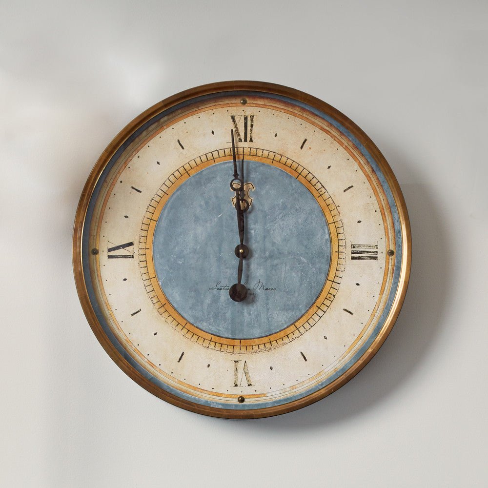 【公式サイト欠品中】BISLEY New WALL CLOCK [Blue] Westclox Storm Blue 10