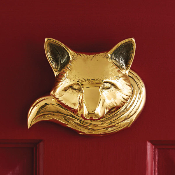 Brass Fox Door Knocker