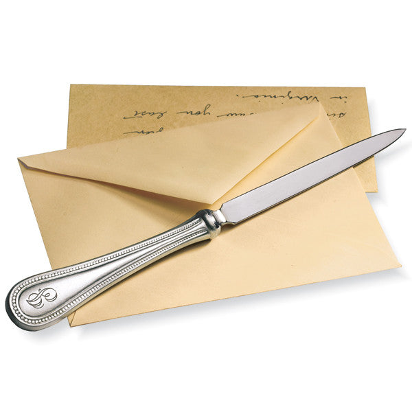 Engraved Pewter Letter Opener