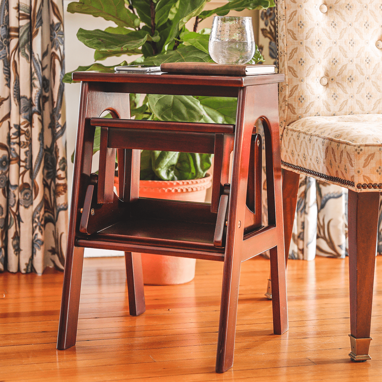 Library Type Step Platform Folding Library Steps – Monticello Shop