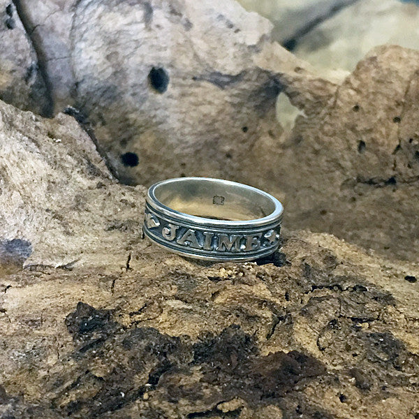 J'Aime et J'Espere Sterling Silver Ring – Monticello Shop