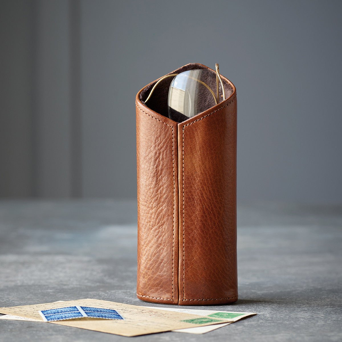 Leather Eyeglass Stand – Monticello Shop