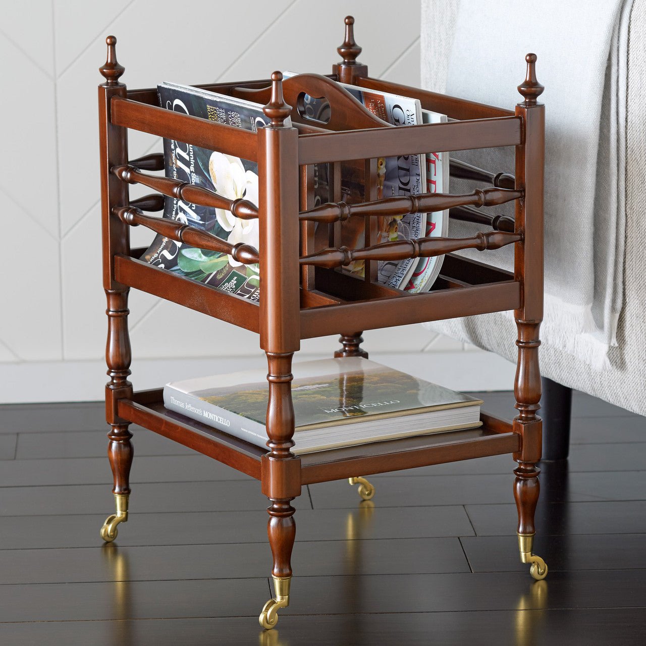 Monticello Canterbury - Wood Music and Magazine Rack – Monticello Shop