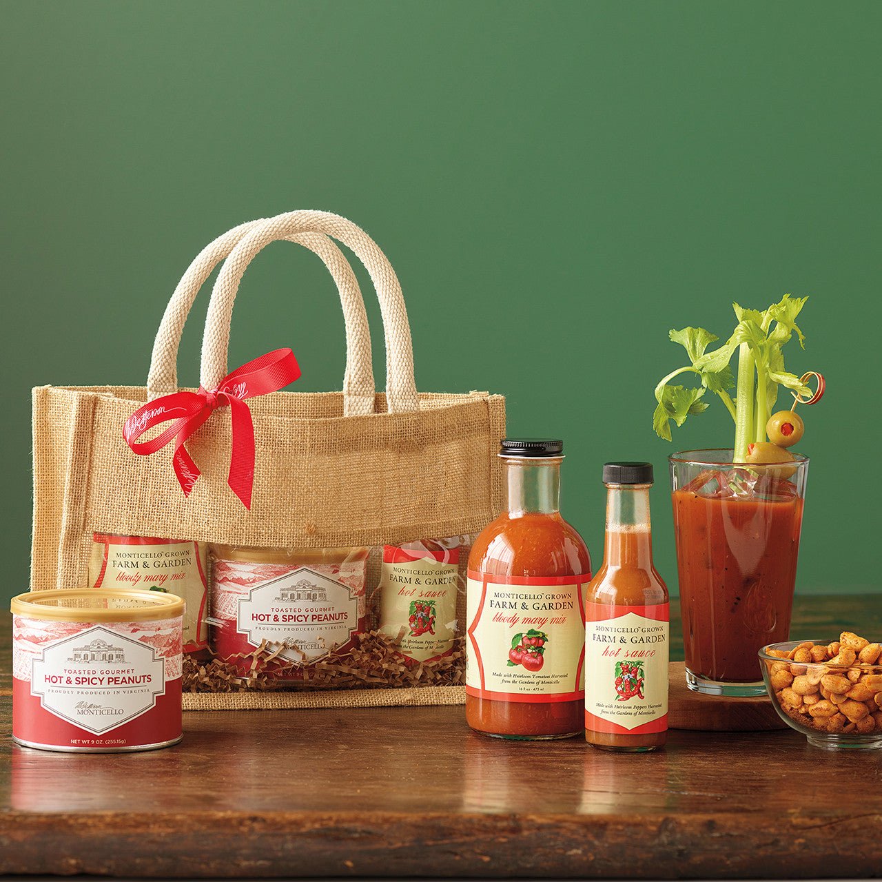 Monticello Hot and Spicy Gift Bag Monticello Shop