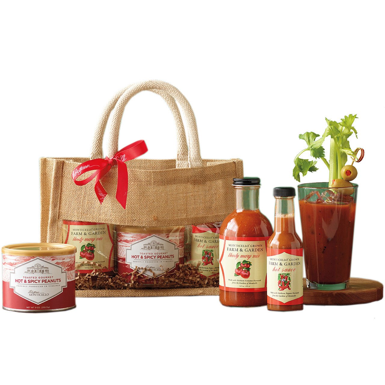 Monticello Hot and Spicy Gift Bag Monticello Shop
