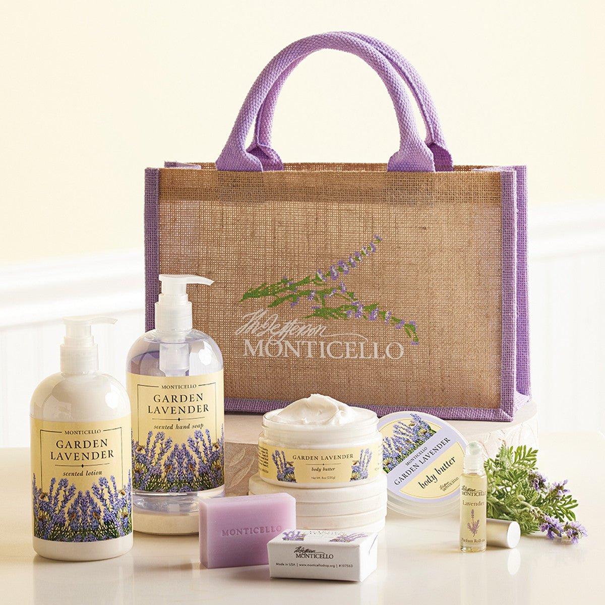 Monticello Lavender Gift Bag Monticello Shop