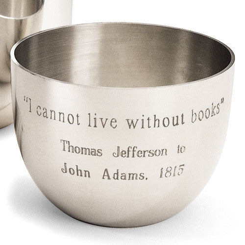 Book Quote Pewter Cup