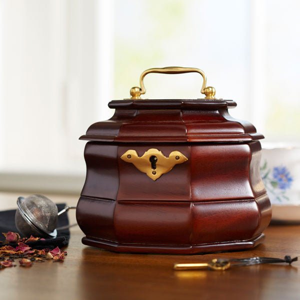 Octagonal Wooden Tea Chest - Monticello Shop