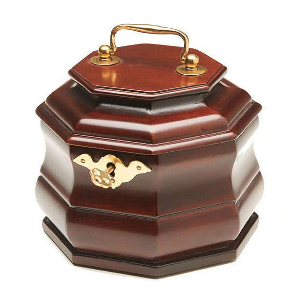 Octagonal Wooden Tea Chest - Monticello Shop