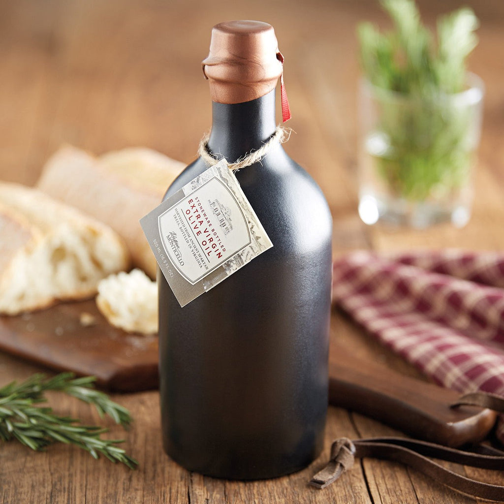 Stoneware Bottled Extra Virgin Olive Oil – Monticello Shop